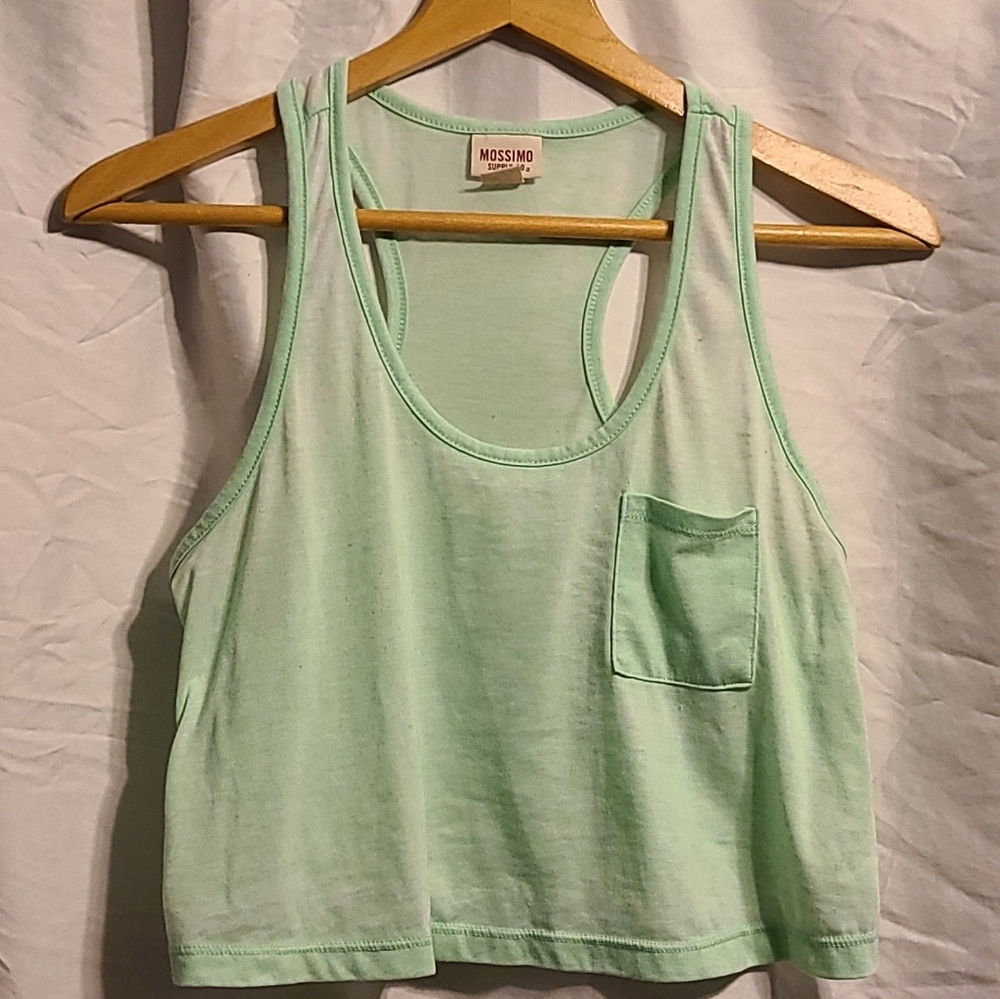 MINT GREEN CROP TOP FROM MOSSIMO SUPPLY CO.